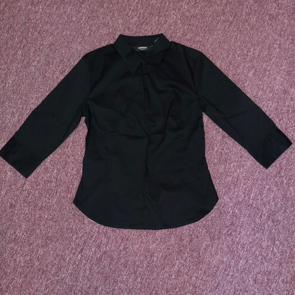 Express Stretch Half Zip work shirt